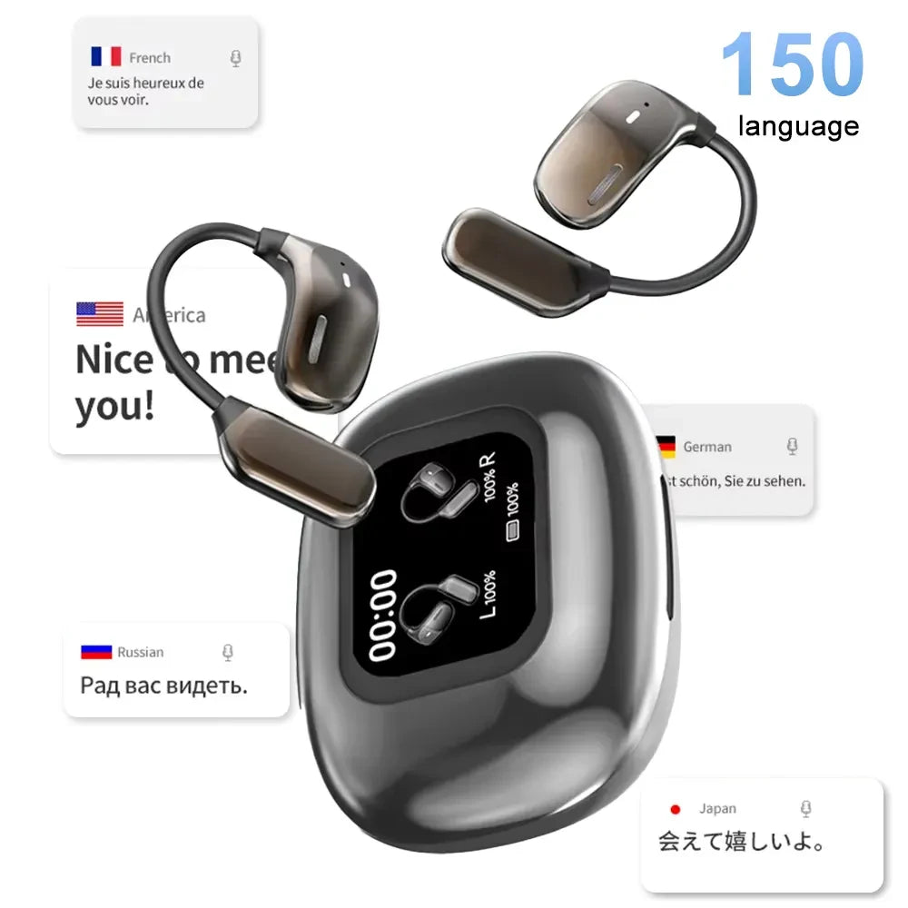 Écouteurs IA traducteur 150 langues