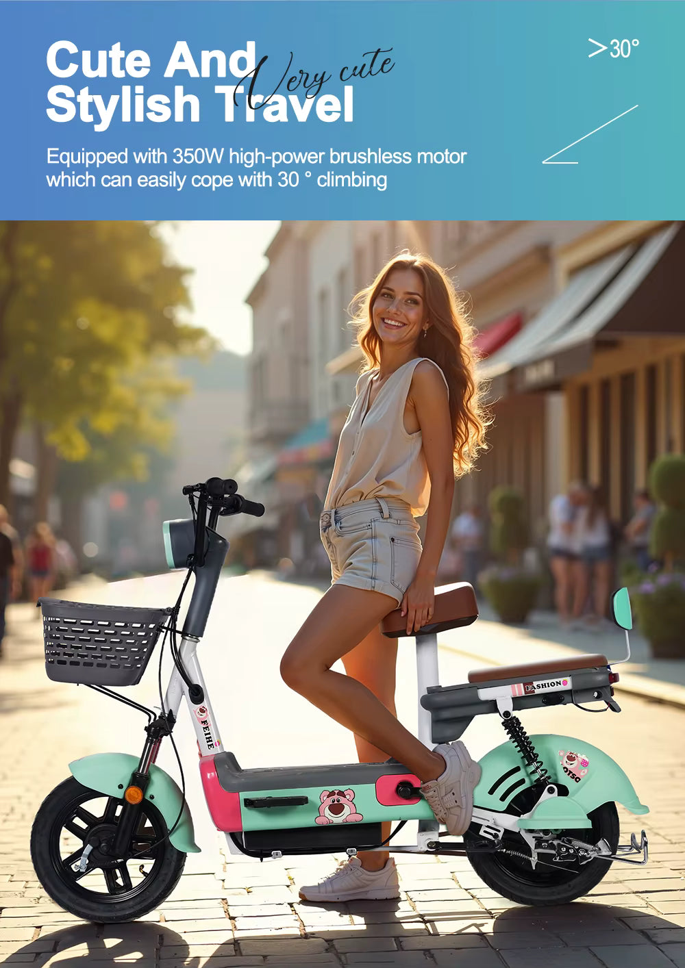 Scooter électrique.