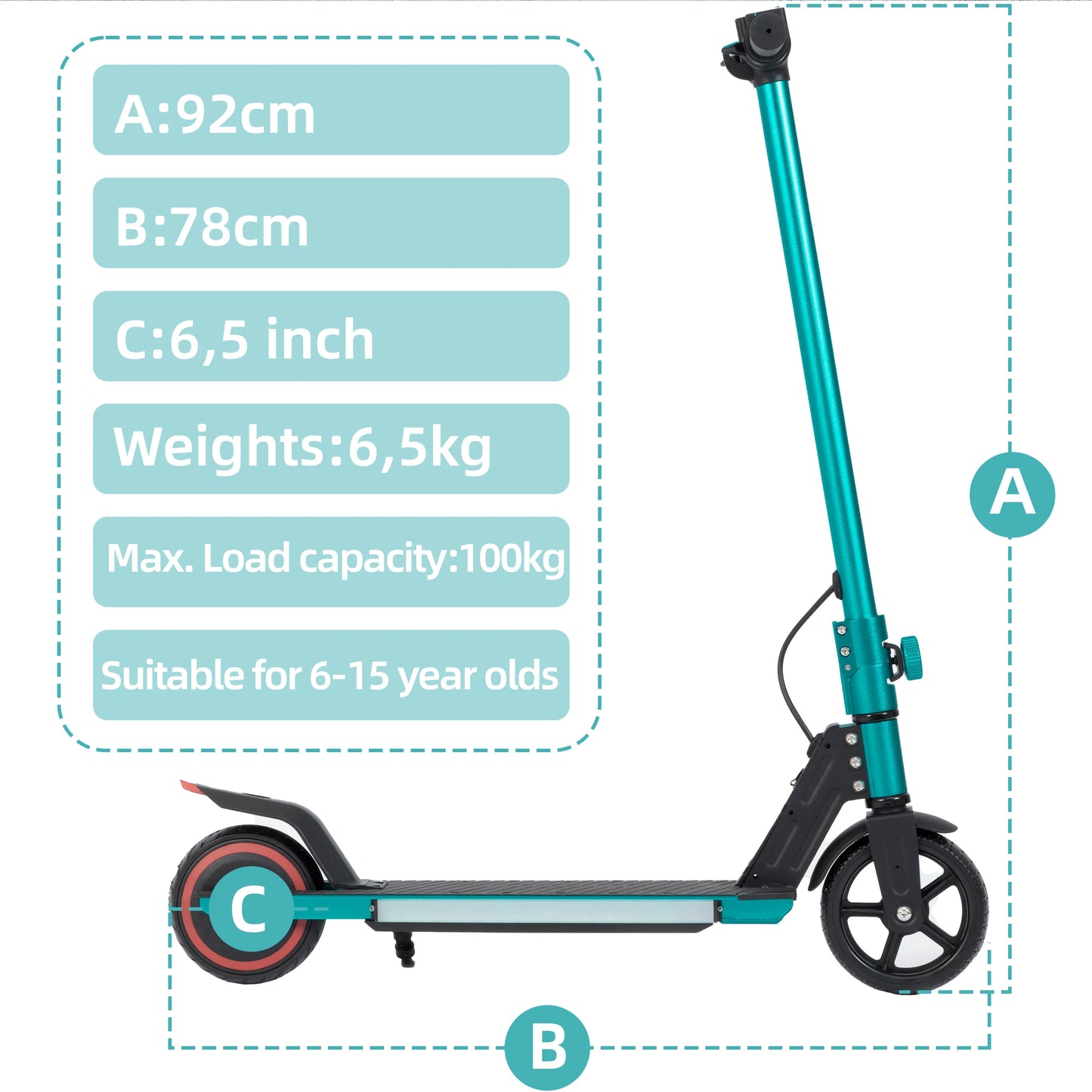 Trottinette électrique 6-12 ans