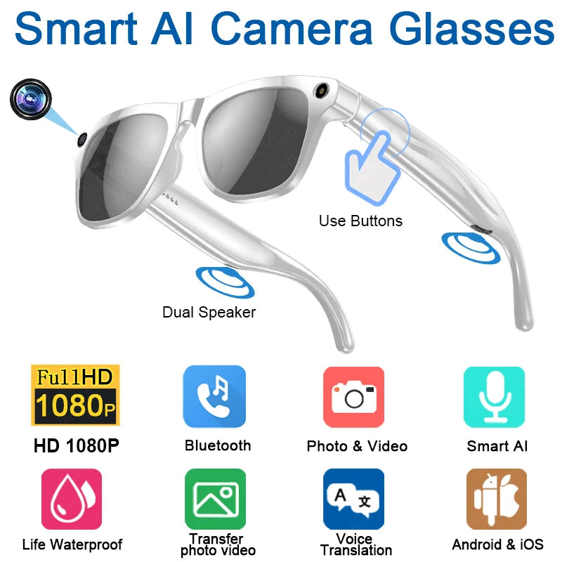 lunettes intelligentes Xiaomi 4K HD Chat GPT
