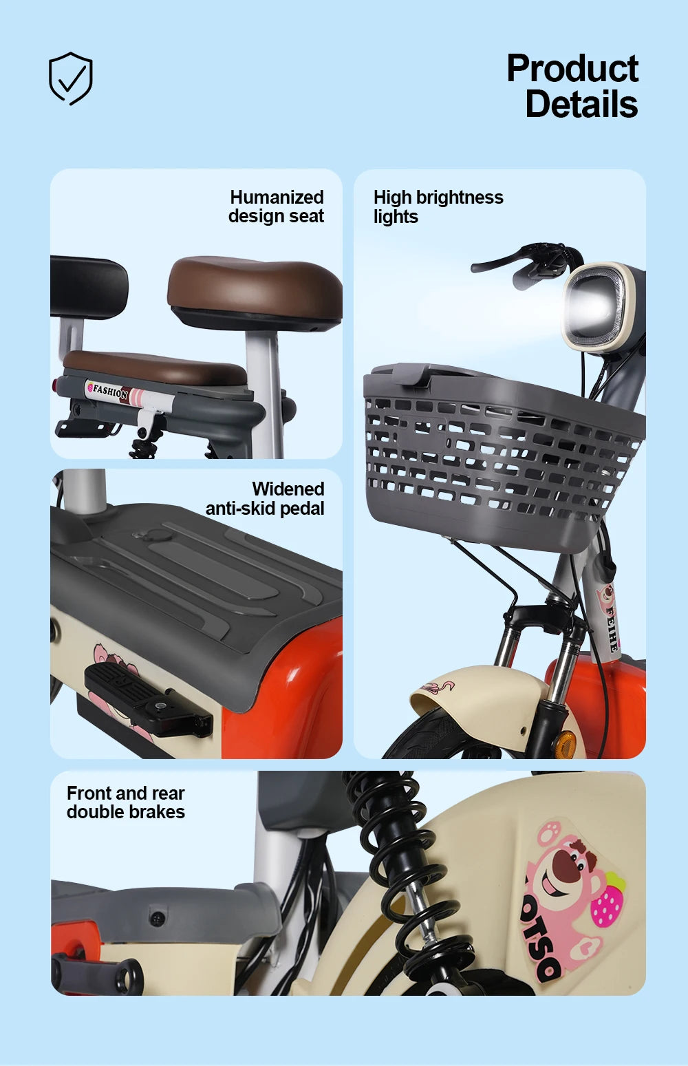 Scooter électrique.