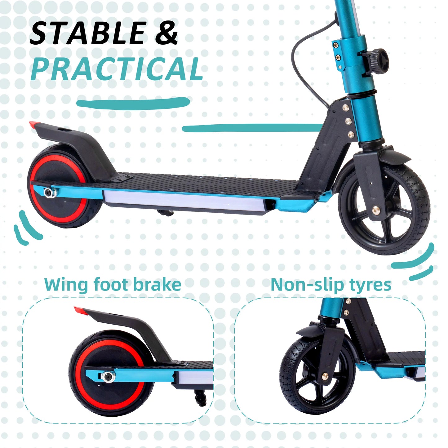 Trottinette électrique 6-12 ans