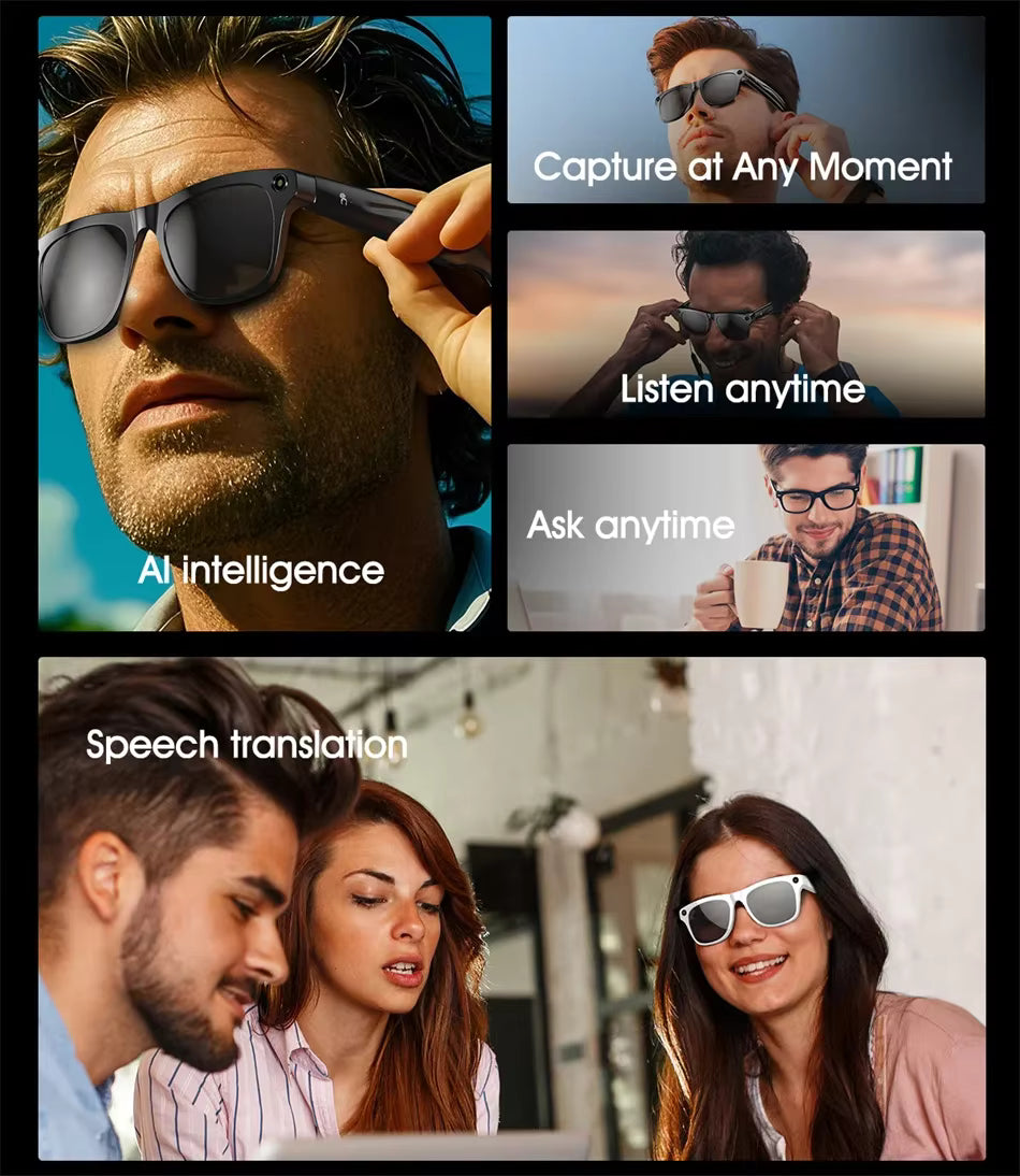 lunettes intelligentes Xiaomi 4K HD Chat GPT