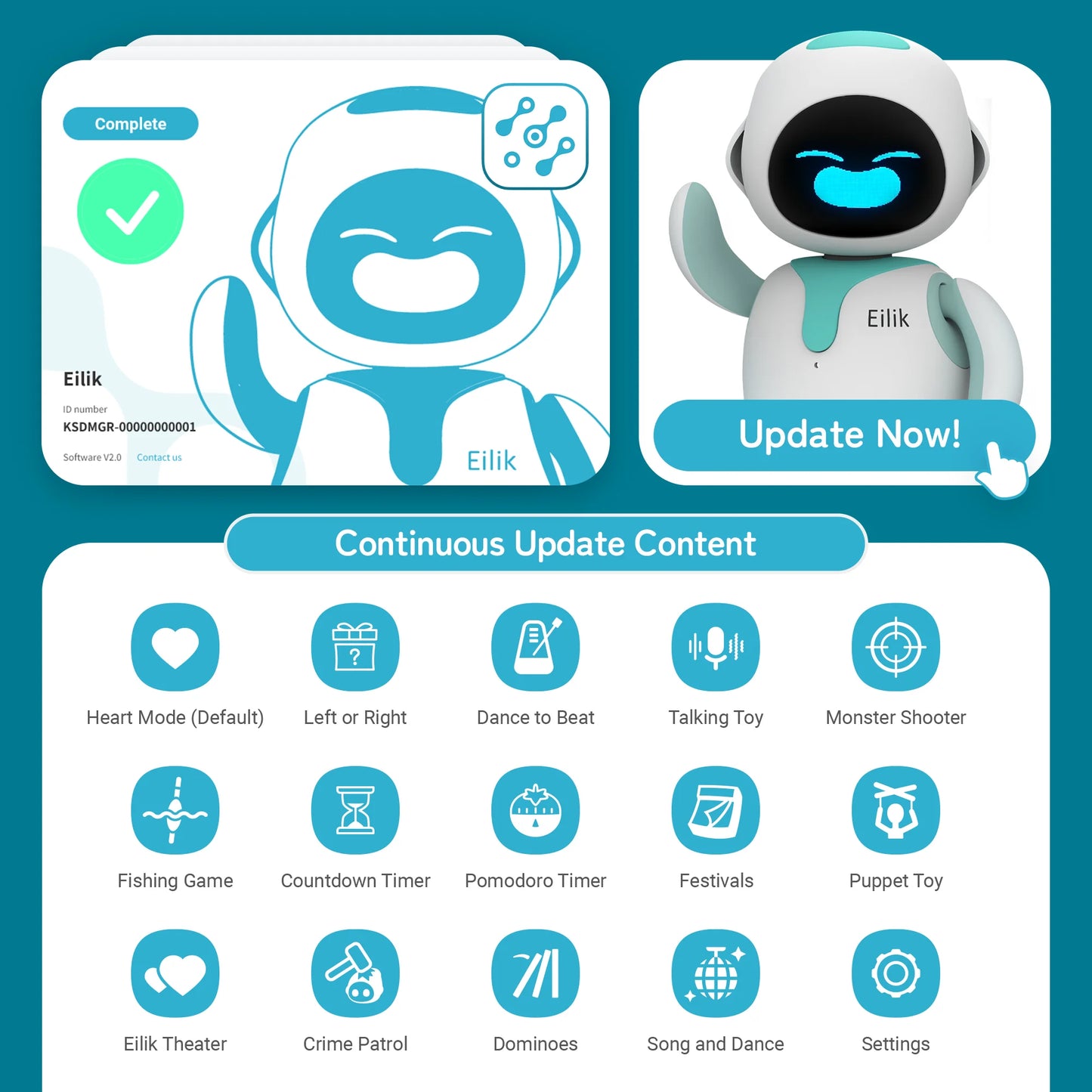 Eilik - Robot interactif